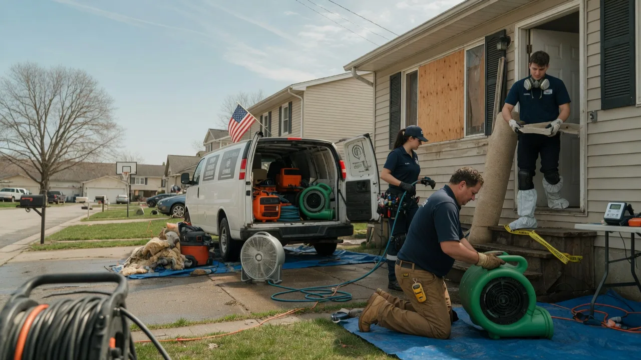 Water Damage Restoration in Fowlerton, IN near me